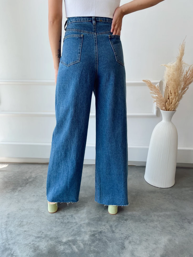 BEIGE BOTANY Lincoln Blue High Rise Wide Leg Jeans 8 BEIGE BOTANY Lincoln Blue High Rise Wide Leg Jeans