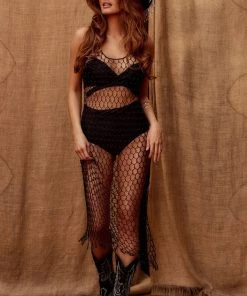 Marina West Swim CLOTHING Ani Black Bikini Top