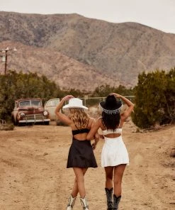 Adele B Candace White Mini Slip Dress CLOTHING