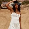 Adele B Candace White Mini Slip Dress CLOTHING