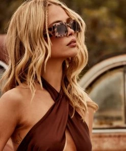 Lucent Hepburn Tortoise Sunglasses