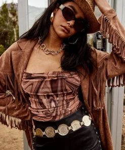 IGOU Roe Oversized Gold Chain Necklace Exclusive Sale