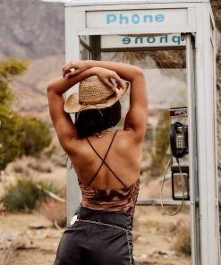 AFTER STITCH Daytona Brown Swirl Bodysuit