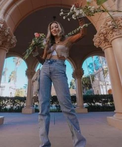 MAKIN INTERNATIONAL Dylan Light Asymmetrical Jean