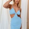 Bailey Rose CLOTHING Reign Light Blue Baby Rib Mini Dress 2 Bailey Rose CLOTHING Reign Light Blue Baby Rib Mini Dress