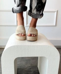 New Arrivals Coconuts By Matisse Del Mar Natural Platform Slide