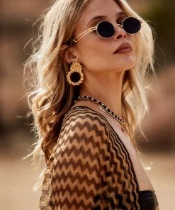 IGOU Cleo Herringbone Gold Necklace New Arrivals