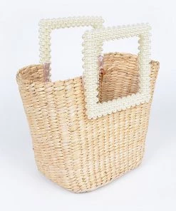 H&D Maisie Pearl Straw Bag New Arrivals