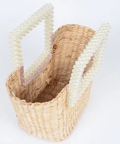 H&D Maisie Pearl Straw Bag New Arrivals