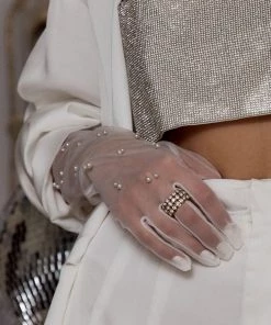 IGOU Adaline Pearl Bridal Gloves New Arrivals