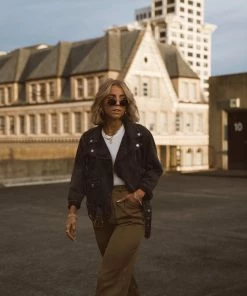 ET CLET Jaxon Olive Wide Leg Trousers CLOTHING