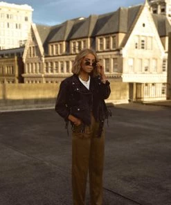 ET CLET Jaxon Olive Wide Leg Trousers CLOTHING