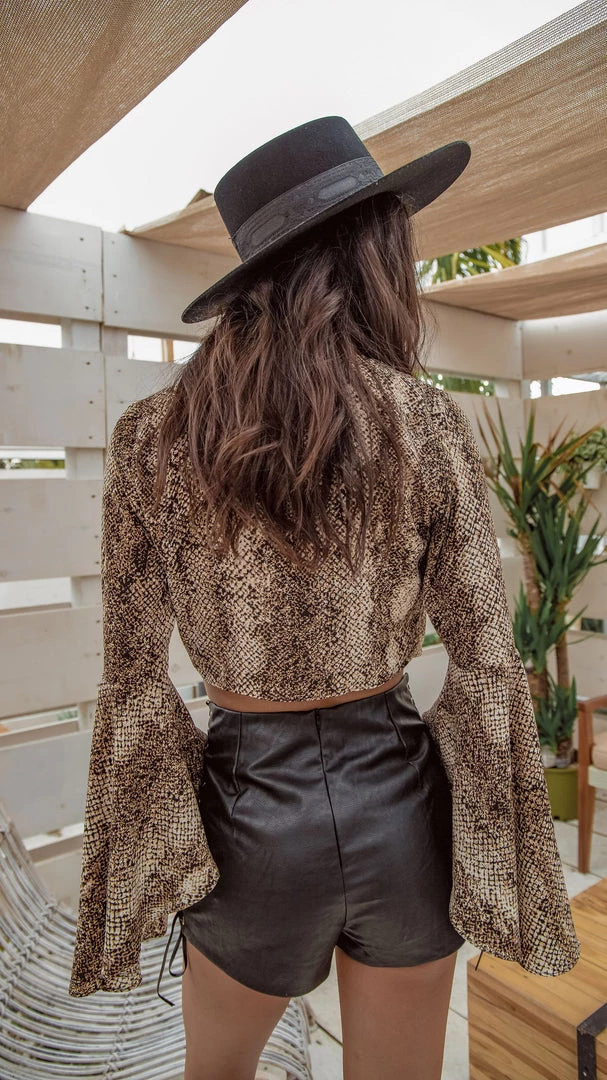 Emory Park Tie Breaker Black Faux Leather Shorts 12 Emory Park Tie Breaker Black Faux Leather Shorts