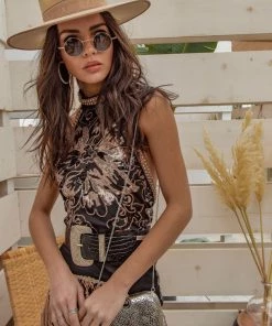 WINK Like Gold Dust Sequin Fringe Dress CLOTHING 29 WINK Like Gold Dust Sequin Fringe Dress CLOTHING