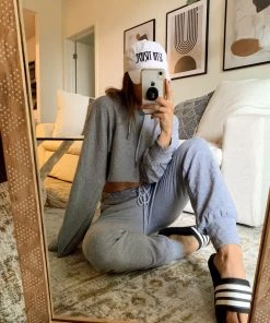 5th Culture Stay Ready Grey Joggers CLOTHING