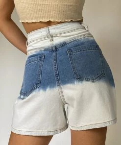 Blue Blush Heat Wave Denim Shorts CLOTHING