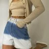 Blue Blush Heat Wave Denim Shorts CLOTHING