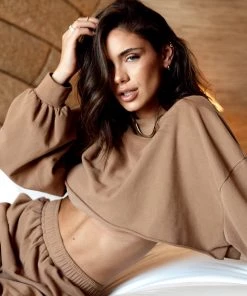 Modern Bridge International Co,Ltd. FLAT/RM B 3/F WING CHEONG COMM BLDG 19-25 JERVOIS STREET SHEUNG WAN HKWINK CLOTHING Ashton Mocha Cropped Sweatshirt 17 Modern Bridge International Co,Ltd. FLAT/RM B 3/F WING CHEONG COMM BLDG 19-25 JERVOIS STREET SHEUNG WAN HKWINK CLOTHING Ashton Mocha Cropped Sweatshirt