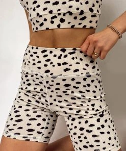 Rivir CLOTHING Go With It Ivory Bike Shorts