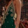 MANISH VAID Jasmine Emerald Embellished Maxi Dress CLOTHING 1 MANISH VAID Jasmine Emerald Embellished Maxi Dress CLOTHING