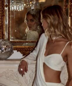 WIN WIN Kiera White Cutout Mini Dress