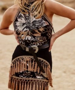 WINK Like Gold Dust Sequin Fringe Dress CLOTHING 20 WINK Like Gold Dust Sequin Fringe Dress CLOTHING