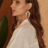 FAME Lidia Ivory Beaded Earrings
