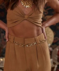 ALUMAUSA Innerbloom Gold Chain Belt