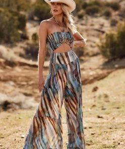 SHOP 17 Mariposa Multi Halter Jumpsuit 11 SHOP 17 Mariposa Multi Halter Jumpsuit