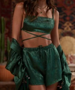 Modern Bridge International Co,Ltd. FLAT/RM B 3/F WING CHEONG COMM BLDG 19-25 JERVOIS STREET SHEUNG WAN HKWINK Melanie Dark Emerald Jacquard Tank Top CLOTHING