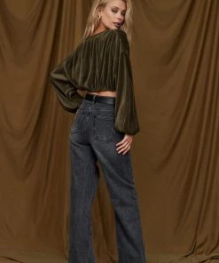 CLOUD TEN CLOTHING Maison Olive Pleated Top