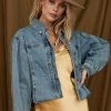 BAEVLY Brayden Blue Raw Hem Denim Jacket CLOTHING 2 BAEVLY Brayden Blue Raw Hem Denim Jacket CLOTHING