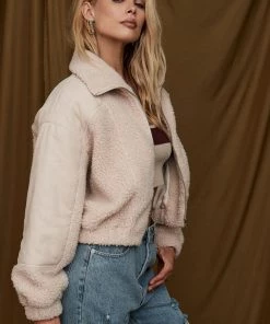 HYFVE CLOTHING Mt. Kisco Beige Sherpa Jacket 9 HYFVE CLOTHING Mt. Kisco Beige Sherpa Jacket