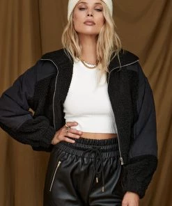 HYFVE Mt. Kisco Black Sherpa Jacket