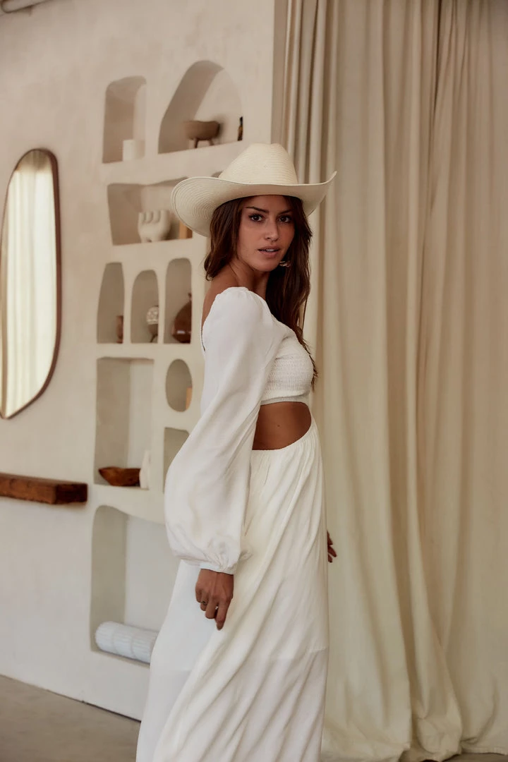 EDIT BY NINE CLOTHING Reina White Cutout Maxi Dress 12 EDIT BY NINE CLOTHING Reina White Cutout Maxi Dress