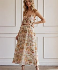 ACOA Ruby Floral Maxi Dress