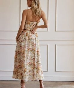 ACOA Ruby Floral Maxi Dress