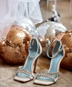 SCHUTZ Linsey Rhinestone Heel