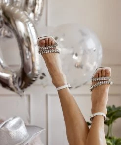 SCHUTZ Linsey Rhinestone Heel