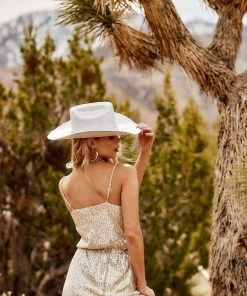 ACOA Stargaze Silver Sequin Mini Dress