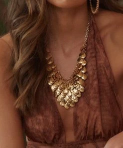 ANA ACC Taraz Gold Statement Necklace New Arrivals