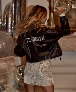 ACOA 'Til Death Black Vegan Leather Jacket 29 ACOA 'Til Death Black Vegan Leather Jacket