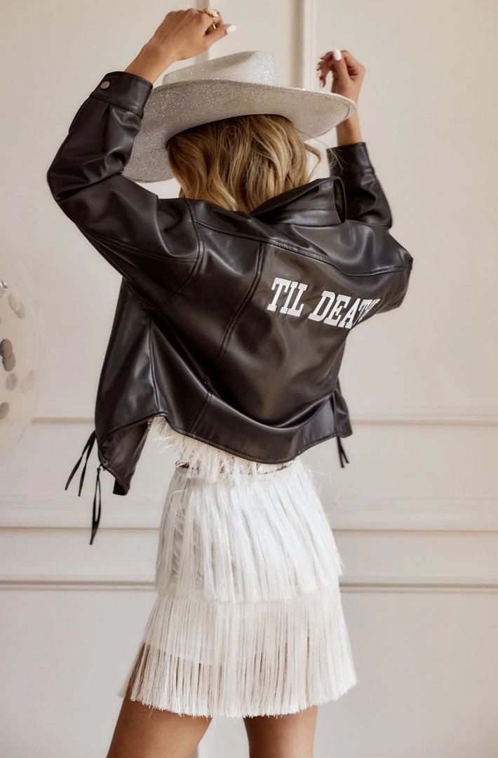 ACOA 'Til Death Black Vegan Leather Jacket 3 ACOA 'Til Death Black Vegan Leather Jacket