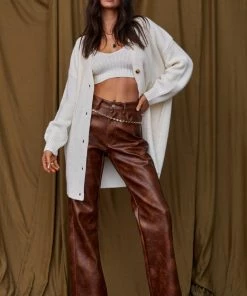 ACOA Tori Ivory Knit Tank