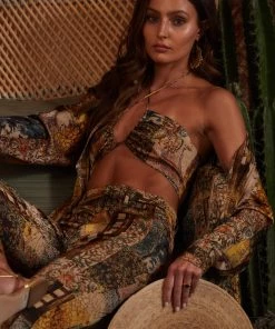 ACOA Unstoppable Mosaic Satin Dress