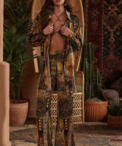 ACOA Unstoppable Mosaic Satin Dress