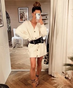 ACOA CLOTHING Tori Ivory Knit Cardigan