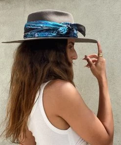 KARMA HIGHWAY Penelope Black Paisley Silk Scarf CLOTHING 9 KARMA HIGHWAY Penelope Black Paisley Silk Scarf CLOTHING