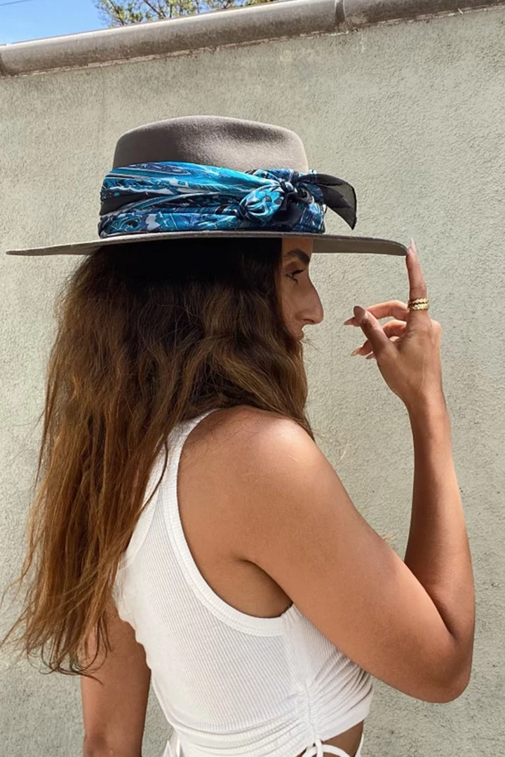 KARMA HIGHWAY Penelope Black Paisley Silk Scarf CLOTHING 5 KARMA HIGHWAY Penelope Black Paisley Silk Scarf CLOTHING