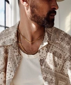 ALUMAUSA New Arrivals Matthew Tyler Gold Chain Necklace